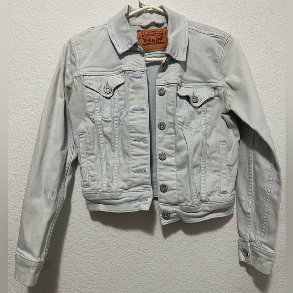 Levi's Women's Light Gray Denim Jacket size XS - Picture 1 of 11